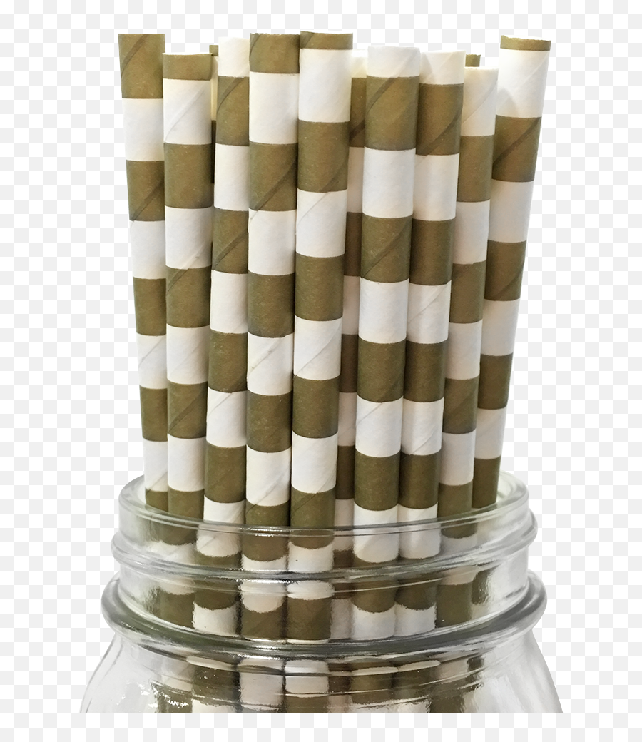 Download Gold Rugby Striped 25pc Paper Straws Png Image With - Paper Straws Transparent Background,Striped Background Png