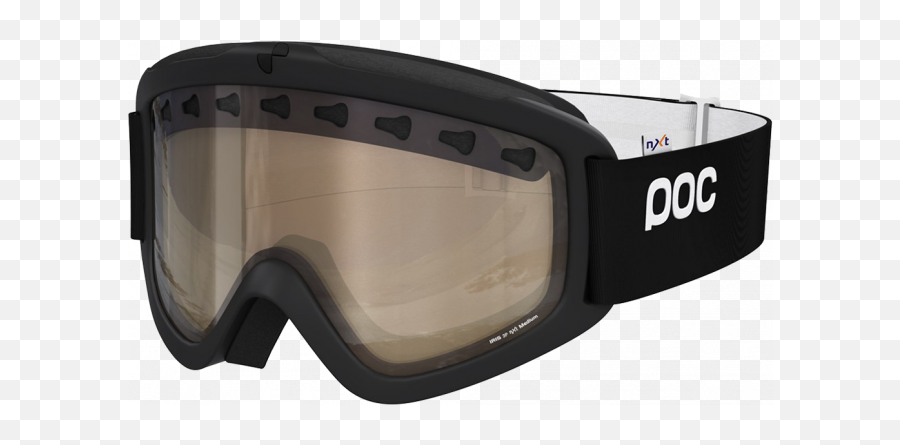 Poc Iris 3p Regular Black Nxt Polarized Photochromatic Silver Mirror - Poc Iris X Jeremy Jones Snow Goggles Uranium Black Png,Lens Glare Png