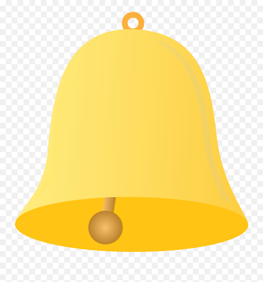 Golden Yellow Bell Png Transparent Icon Image - Free Transparent Background Bell Clipart,Gold Icon Png
