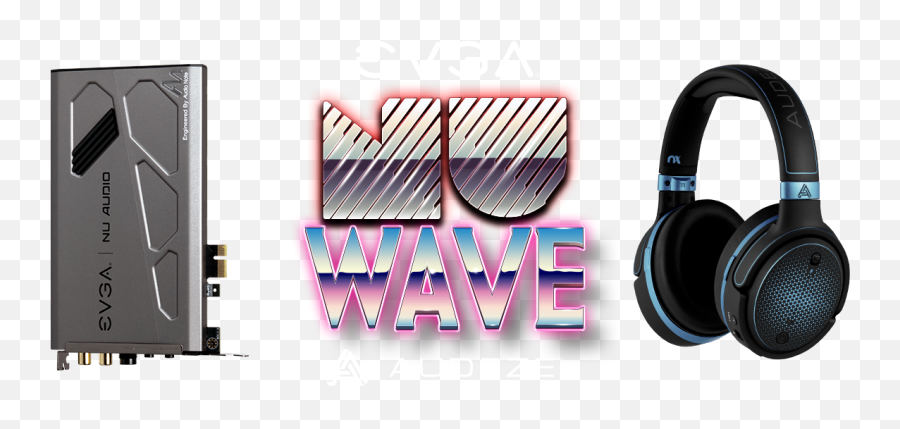 Headphones Waves - Evga Nu Audio Png,Headphones Logo