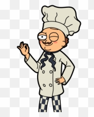 Morty Commis De Cuisine - Pocket Chef Clipart Rick And png
