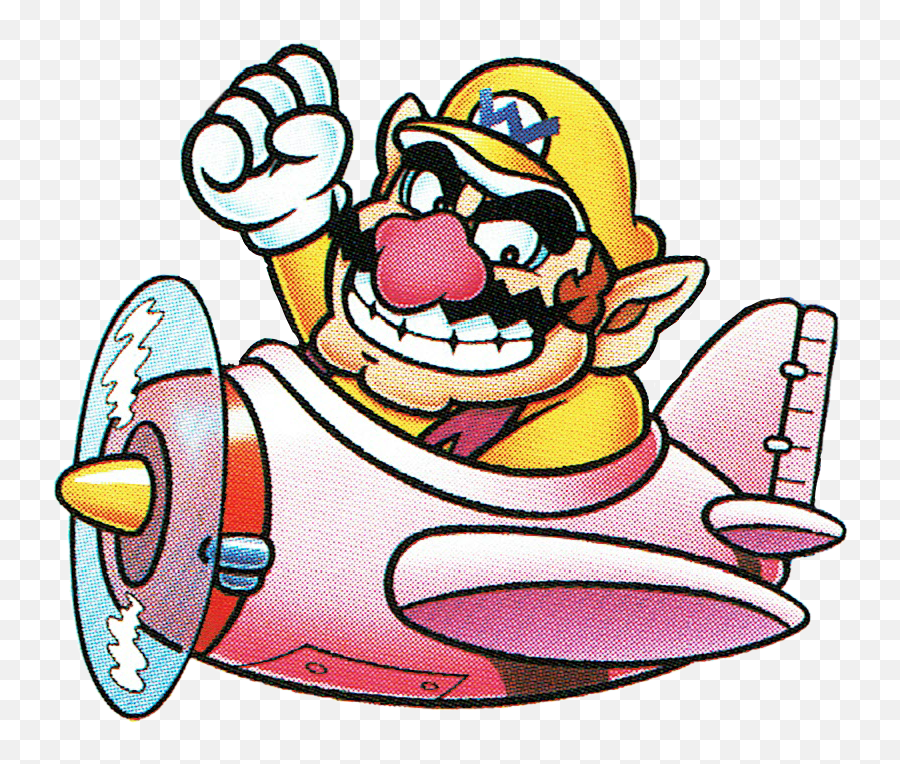 Wario Mario Character Flying Plane High Freetoedit - Land Super Mario Land 3 Png,Wario Png