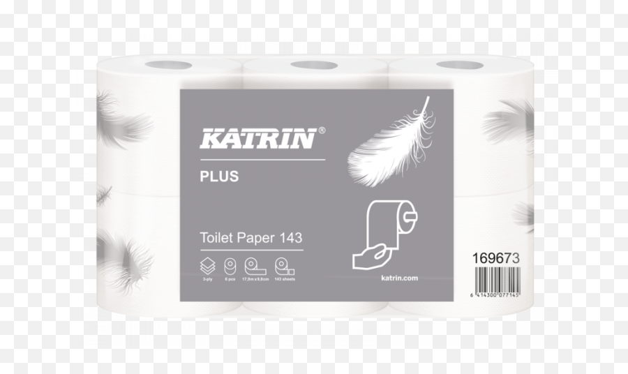 Katrin Luxury 3 Ply Embossed Toilet Rolls 169673 - Katrin Plus Png,Toilet Paper Png