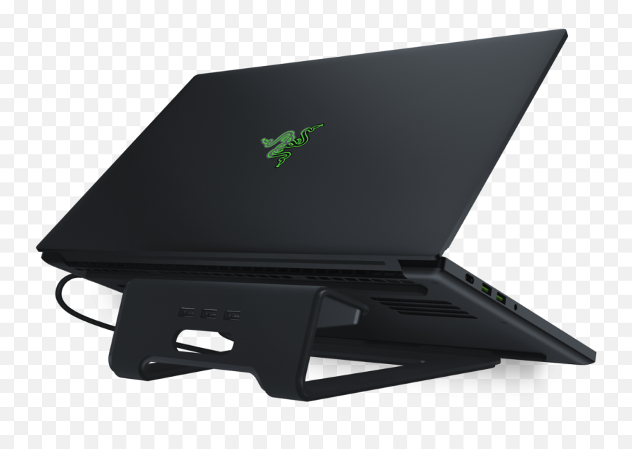 Download Razer Blade Gaming Laptop Refreshed With New Design - Razer Laptop Stand Chroma Png,Razer Logo Png