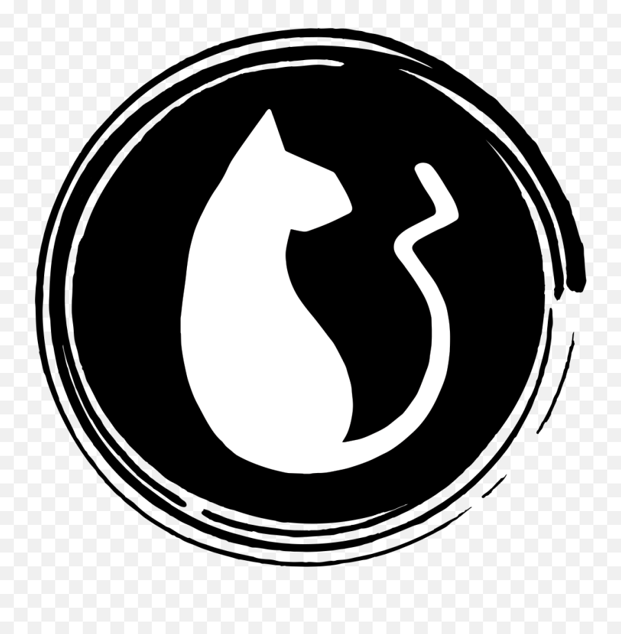Crooked Tail Cat Cafe - Crooked Tail Cat Cafe Logo Png,Cat Logo
