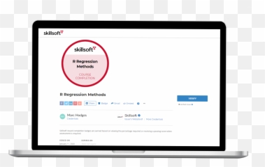 Digital Badges - Skillsoft Screenshot Png,Badge Logo