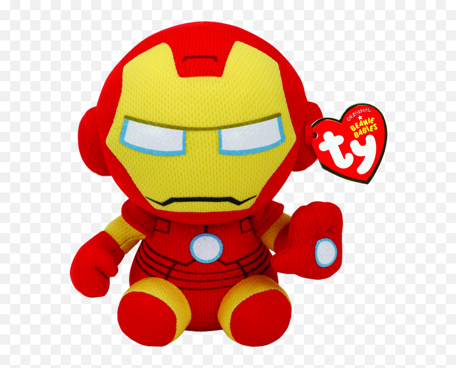 Marvel Iron Man Beanie Babies - Iron Man Beanie Baby Png,Iron Man  Transparent - free transparent png images 