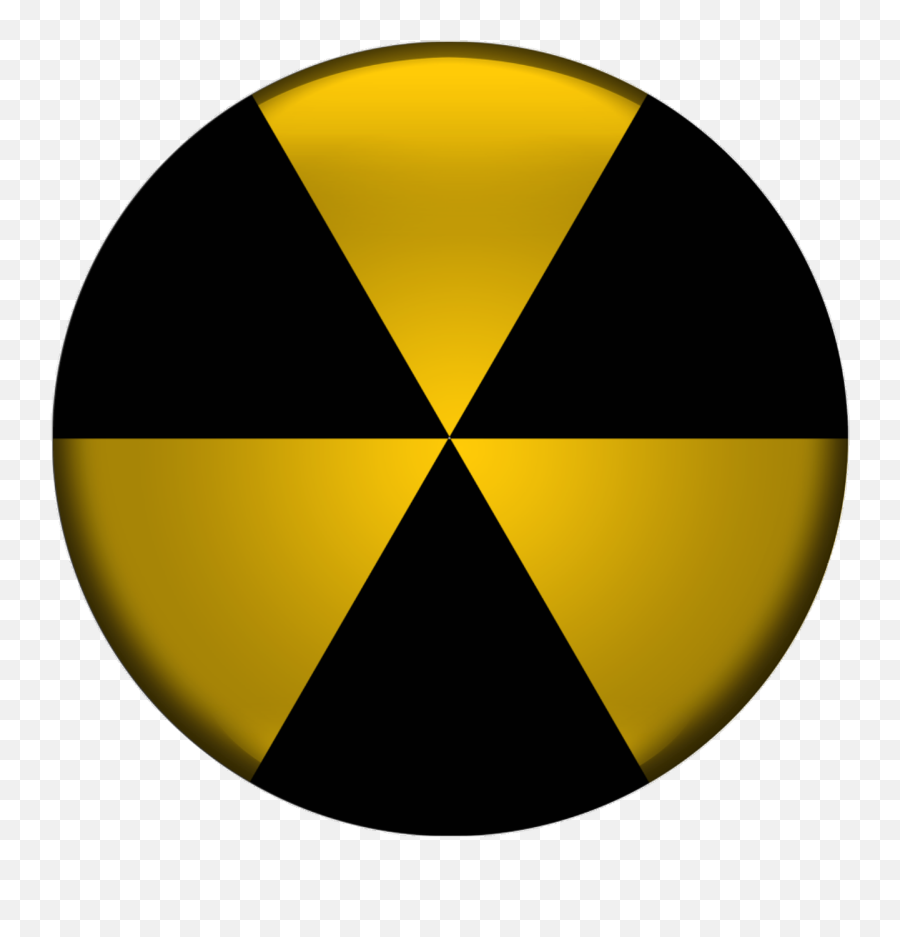 Radioactive Icon Design Black Yellow - Symbol For Gamma Irradiation Png,Radiation Symbol Png
