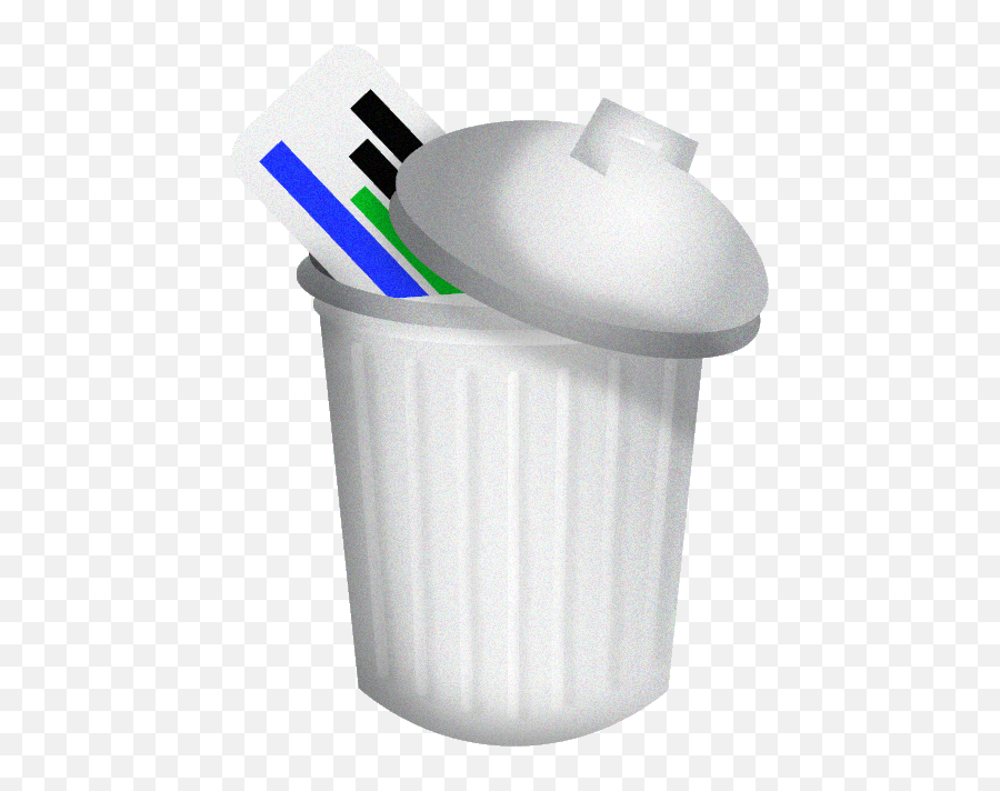 Trash Can With Google Adwords Ad - Paper Png,Trashcan Png