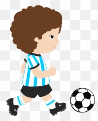 Sport Football Player Clip Art - Boy Playing Soccer Clipart png