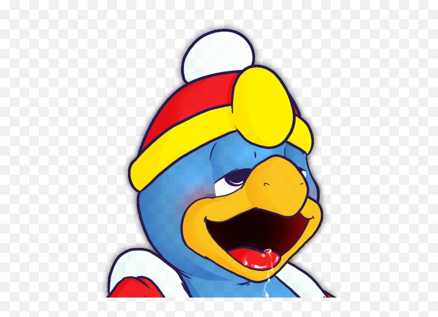 Searching For Posts With The Image Hash - King Dedede Drooling While Eating Png,King Dedede Png