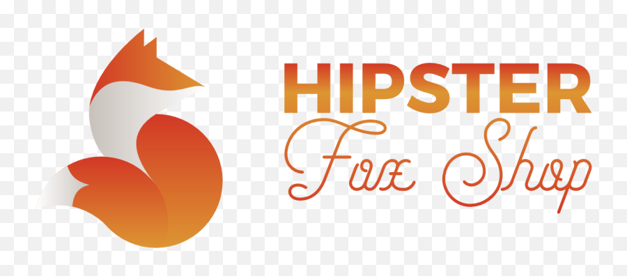 Hipster Fox Shop - Calligraphy Png,Hipster Logo