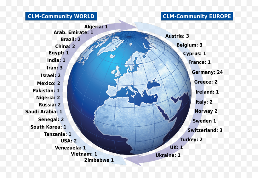 Download Hd Clm - Community World U0026 Europe World Globe World Globe Png,World Globe Png