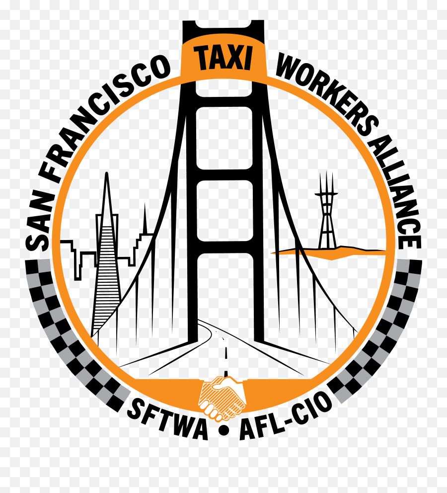 San Francisco Taxi Workers Alliance Afl - Cio Retro Diner Plates Png,Uber Driver Logo