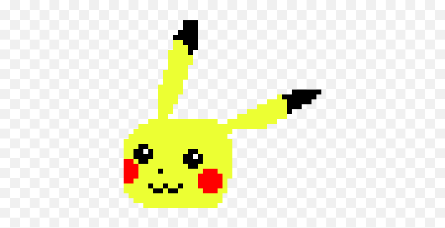 Pikachu Face Pixel Art Maker - Cartoon Png,Pikachu Face Png