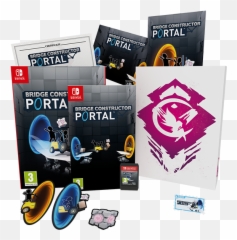 Bridge Constructor Portal Nintendo Switch Limited To 3000 - Portal Bridge Constructor Switch Png,Nintendo Switch Png