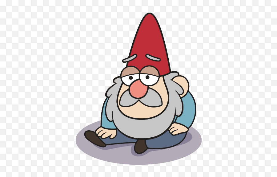 Vk Sticker 19 From Collection Gnomes Gravity Falls - Gnome Sitting Gravity Falls Png,Gravity Falls Png