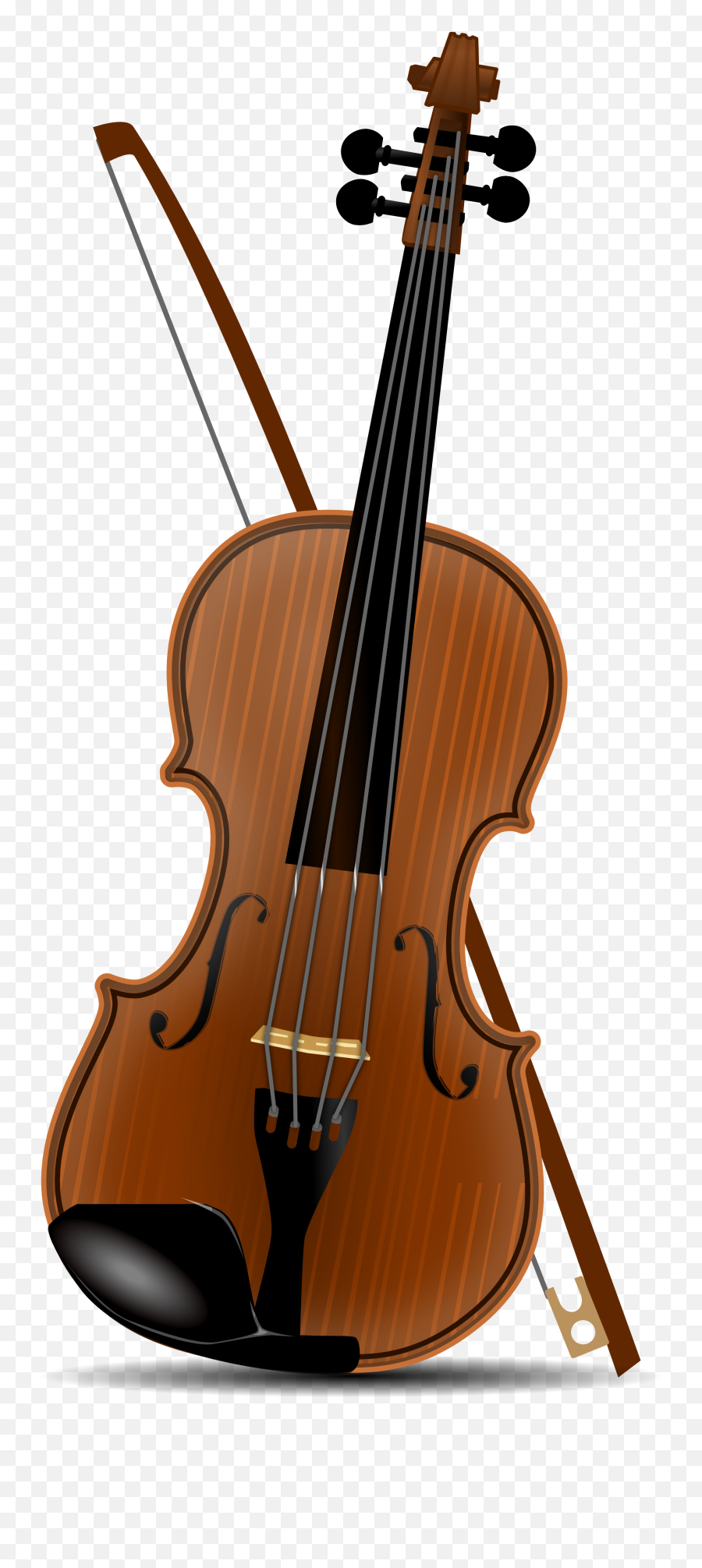 Violin And Bow Clipart - Transparent Background Violin Clipart Png,Bow Clipart Png