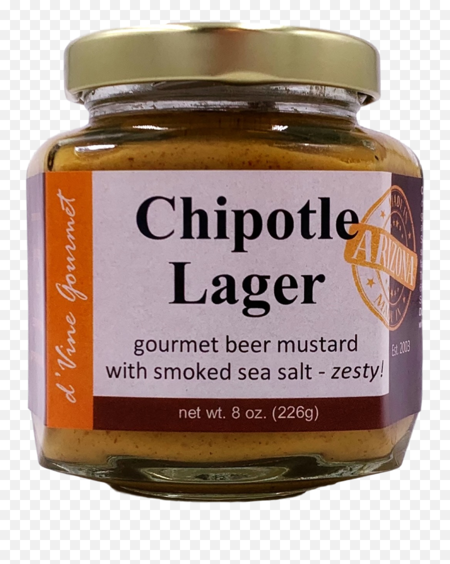 Chipotle Lager Beer Mustard W Smoked Sea Salt - 8oz Paste Png,Chipotle Png