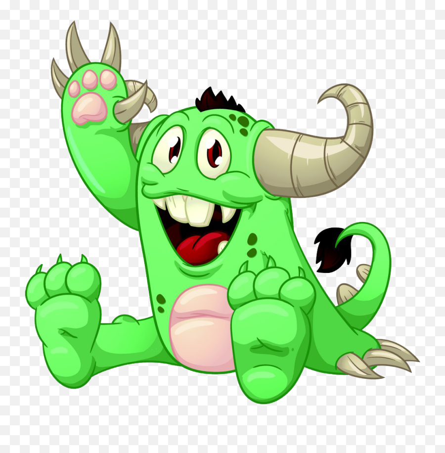 Cartoon Monster Animation Clip Art - Cute Cartoon Monsters Monster Clipart Png,Monsters Png