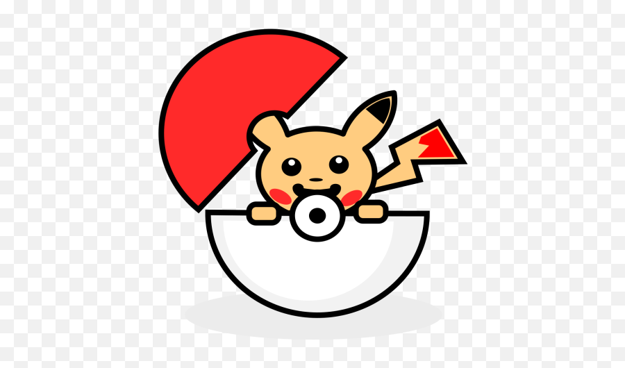 Pokemon Icon Of Colored Outline Style - Available In Svg Pikachu In Pokeball Png,Pikachu Logo