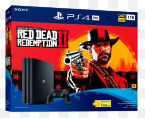 Playstation 4 Pro Red Dead Redemption 2 - png