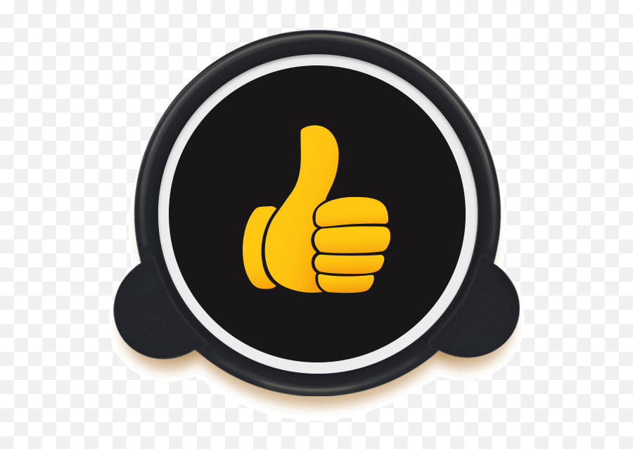 Carmoji Thumbs Up - Sign Language Png,Thumbs Up Emoji Png