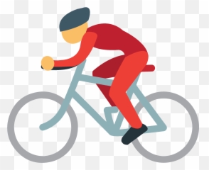 Person Biking Emoji Clipart Png People