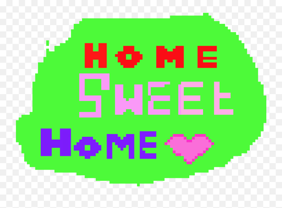 Home Sweet Pixel Art Maker - Dot Png,Home Sweet Home Png