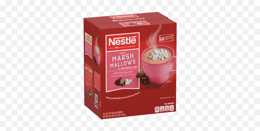 Rich Chocolate Flavor Hot Cocoa Mix - Nestle Mini Marshmallows Hot Cocoa Mix Png,Marshmallows Png