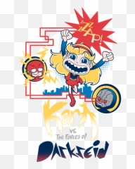 Kara Vs The Forces Of Darkseid T - Shirt Happy Png,Darkseid Png
