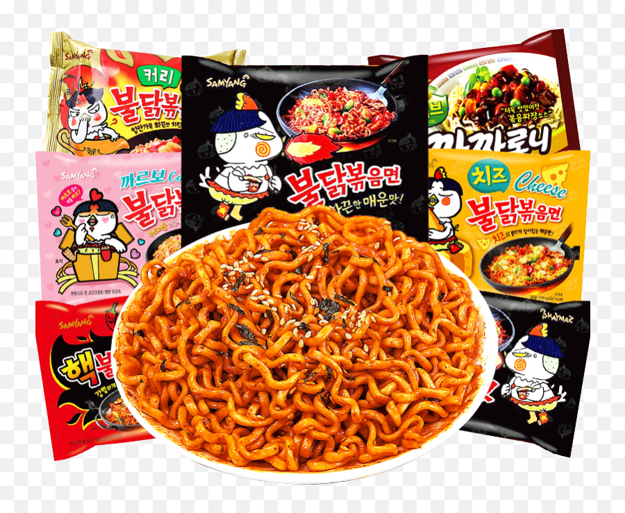 Super Spicy Turkey Double Noodles - Korean Spicy Noodles Png,Noodle Png