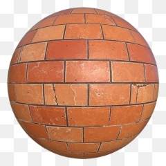Damaged Red Brick Texture With Cracks Free Pbr Texturecan - Solid png