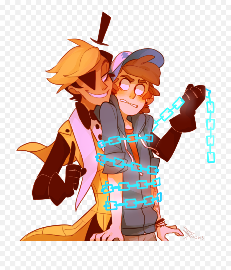 Just West Of Weird Gravity Falls Bill Art - Bill Cipher X Dipper Pines Png,Dipper Pines Png