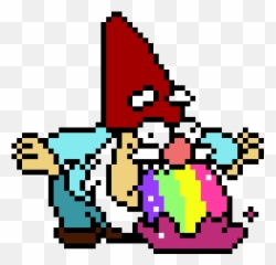 Gravity Falls Barfing Gnome Pixel Art Maker - Grid Minecraft png