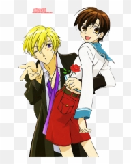 Ouran High School Host Club Render - Haruhi And Tamaki Fanart Png,Ouran Highschool Host Club Logo
