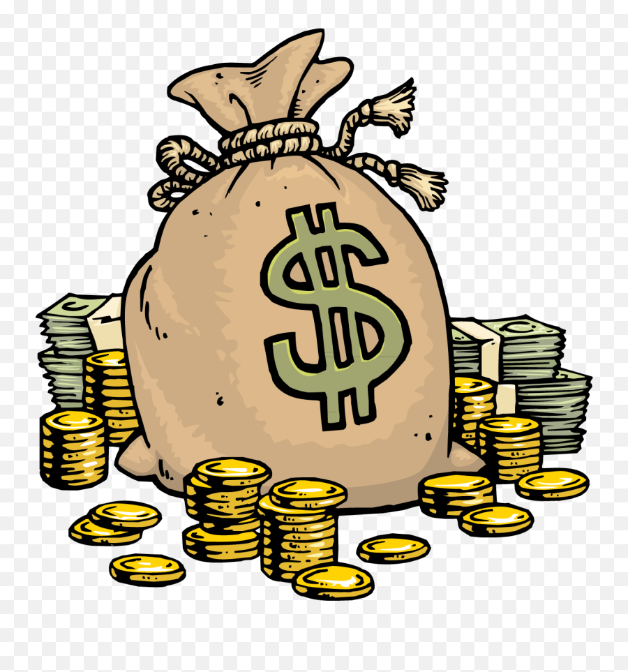 Download Money Cartoon Bag Png Free Clipart - Cartoon Bags Of Money,Free Png Images Download