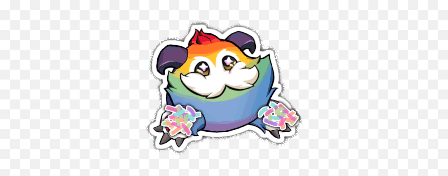 Celebrating Idahotb 2020 Riot Games - Poro Pride Emote Png,Rainbow Facebook Icon