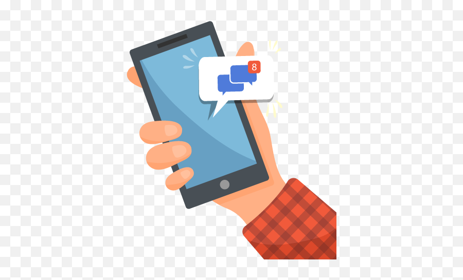 Social Messaging Apps For Marketers - Tap Into The Full Mobile Phone Png,Cdrom Icon Missing
