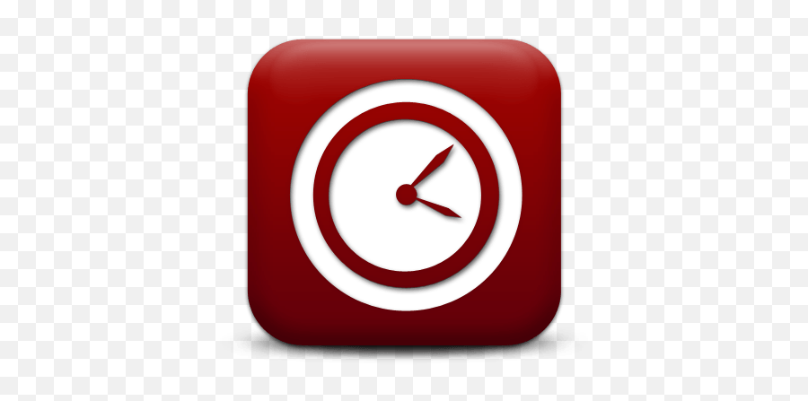 128537 - Solid Png,Red Clock Icon