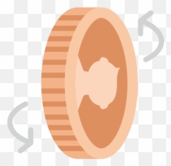 Cash Money Coin Business Currency Flip Icon - Coin App Icon png