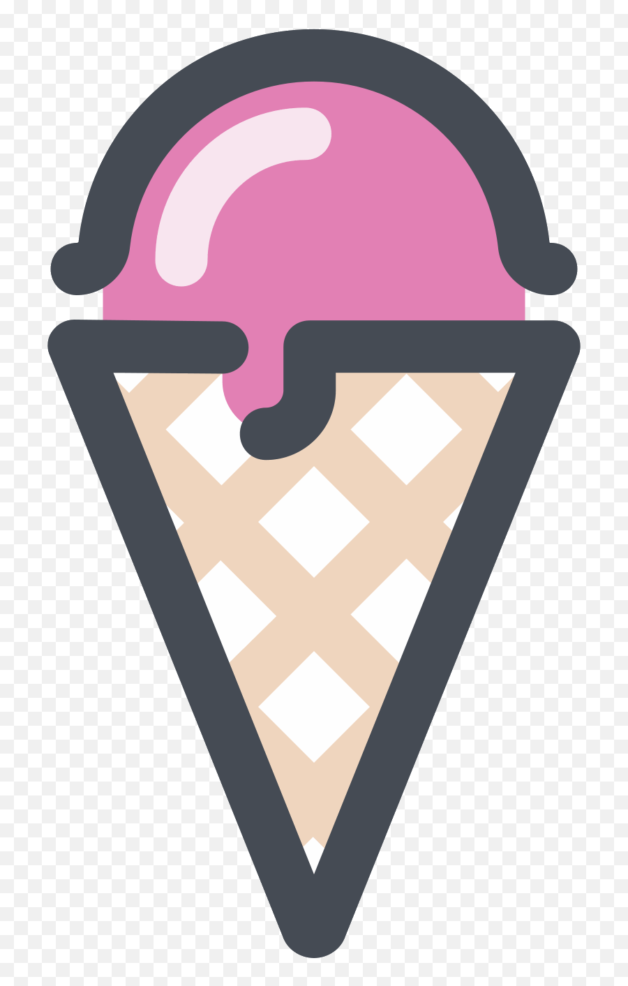 Lody Owocowe Icon - Ice Cream Cone Png Full Size Png Transpatent Ice Cream Icons,Ice Cream Cone Icon