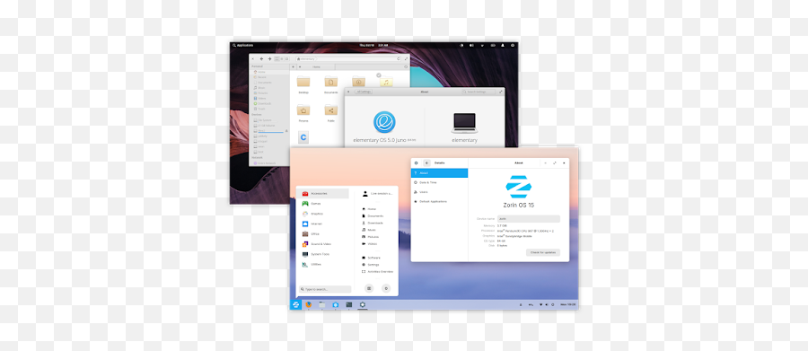 Letu0027s Compare Zorin Os And Elementary Tux Machines - Zorin Os Core Png,Opensuse Icon