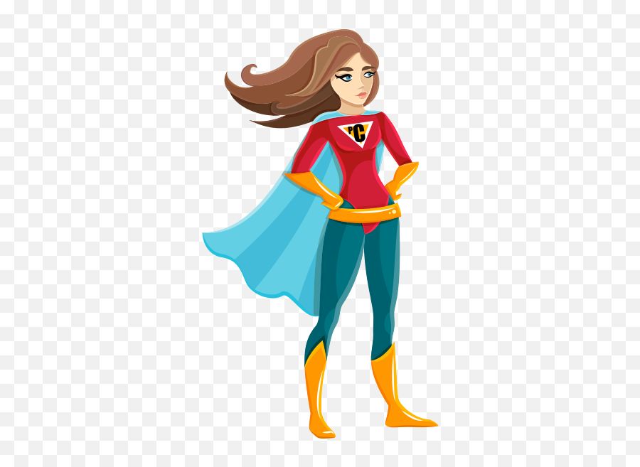 Super Woman Icon Free Clipart - Super Woman Icon Png,Woman Icon Free