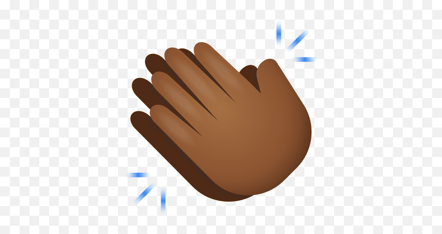 Clapping Hands Medium Dark Skin Tone - Sign Language Png,Hand Clapping Icon