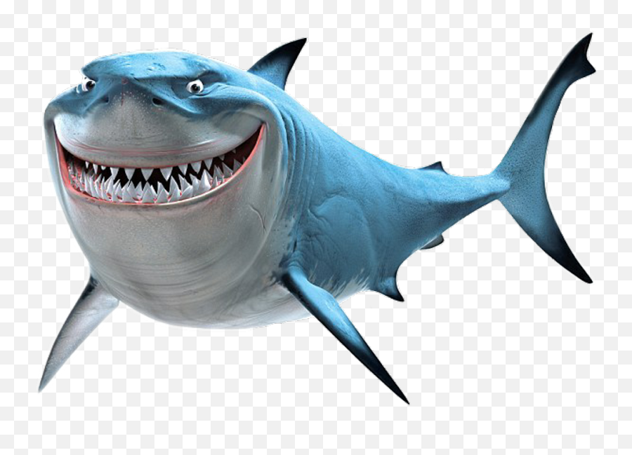 Findingnemo Bruce Shark Scseacreatures - Bruce Shark Clipart Bruce Finding Nemo Png,Shark Clipart Transparent Background