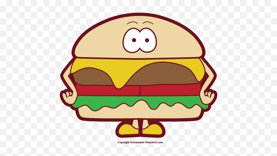Free Burgers Cliparts Download Clip Art - Clipart Cute Hamburger Png,Cartoon Burger Png