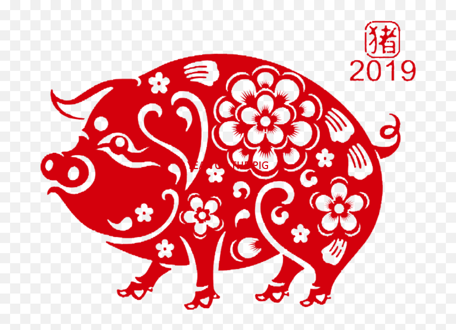 Tskgame News 2019 Chinese New Year Holidays - Year Of The Pig Paper Pattern Png,Chinese New Year Png
