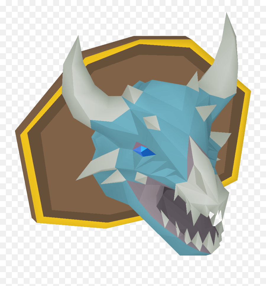 Vorkathu0027s Head Mounted - Osrs Wiki Mounted Vorkath Head Png,Osrs Slayer Icon