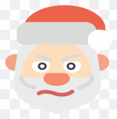 Cross Father Christmas Santa Xmas Icon - Christmas Flat png